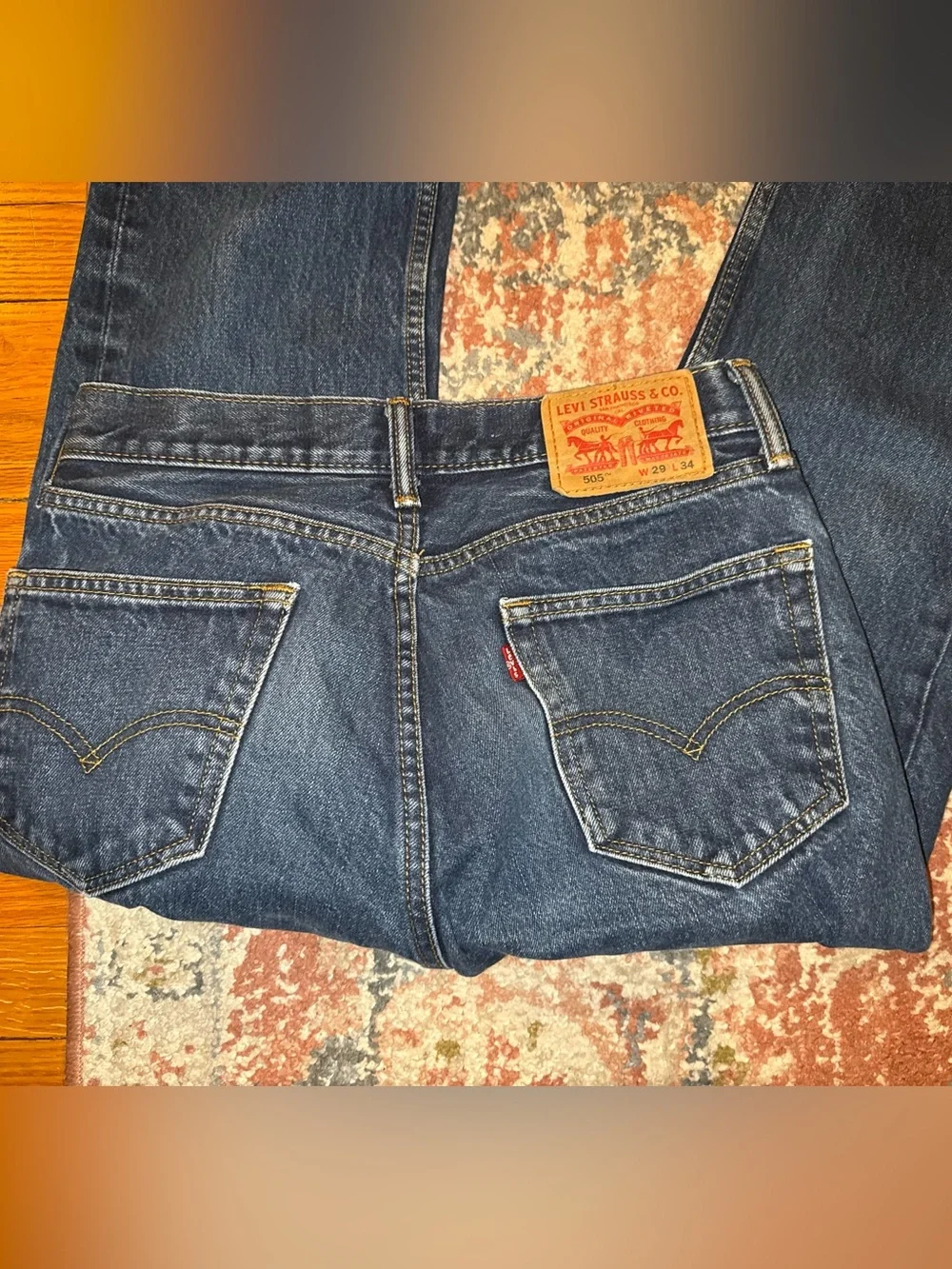 Levi’s 505 jeans. Size 29x34